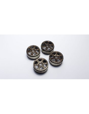 IFH005BC 6-Spoke Wheel (Black Chrome/4pcs) IFH005BC  - KYOSHO RC
